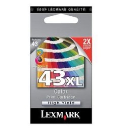 Lexmark 18Y0143 [Col] No.43XL színes eredeti tintapatron