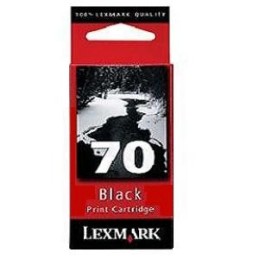 Lexmark 12AX970 [Bk] No.70 fekete eredeti tintapatron