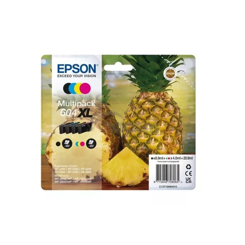 Epson T10H6 (604XL) eredeti tintapatron multipack