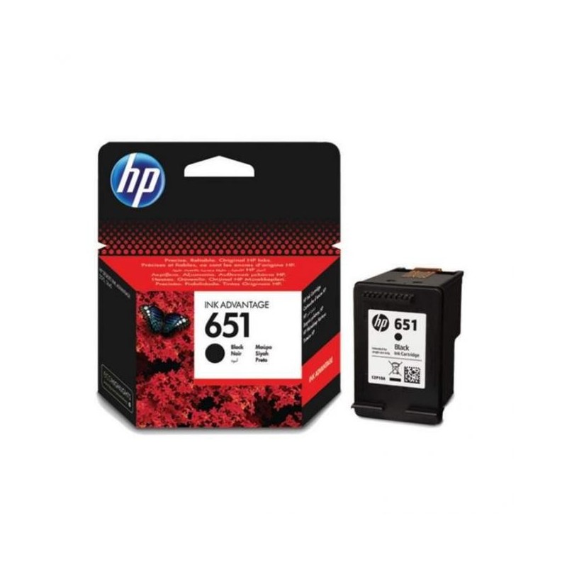 HP C2P10AE No.651 fekete eredeti tintapatron