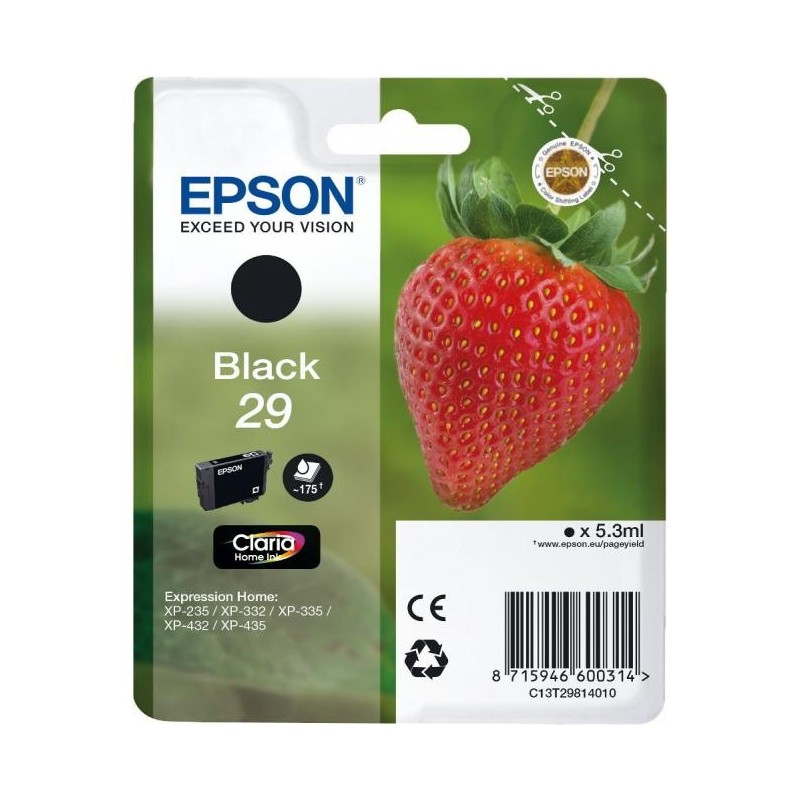 Epson T2981 fekete eredeti tintapatron