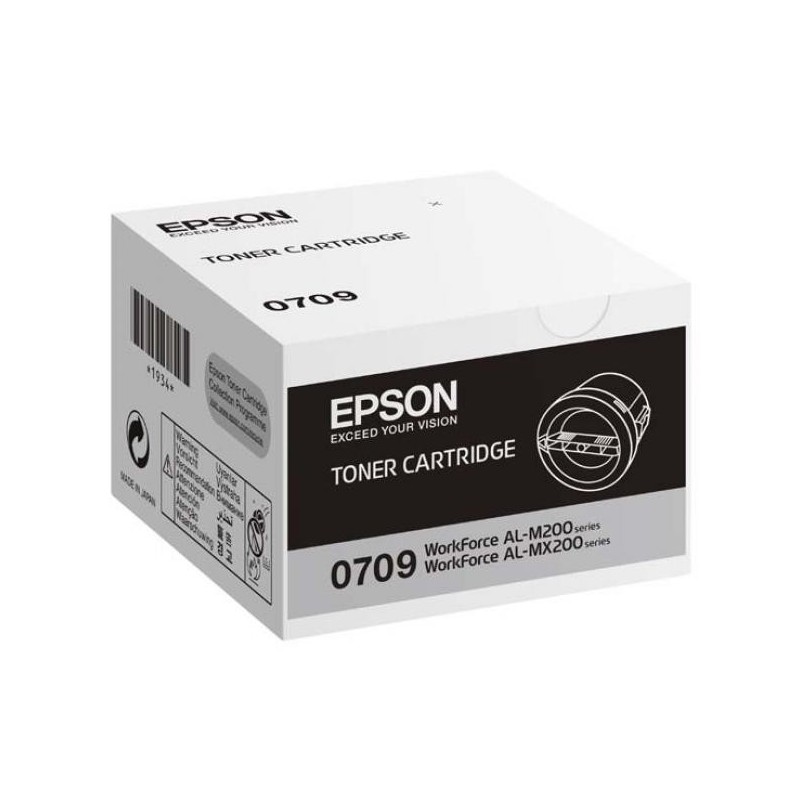 Epson M200,MX200 2,5k (S050709) fekete eredeti toner