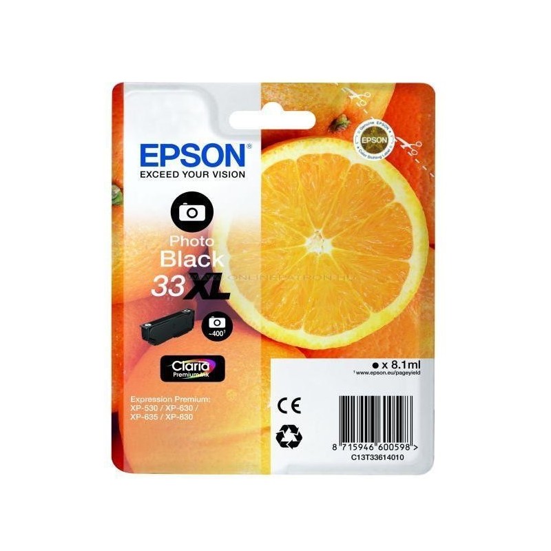Epson T3361 fekete fotó eredeti tintapatron