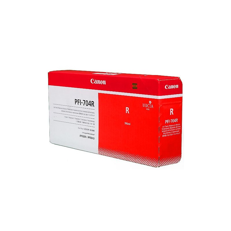Canon PFI-704R piros eredeti tintapatron