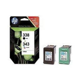 HP SD449E No.338 / No.343 eredeti tintapatron multipack
