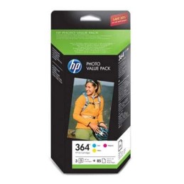HP T9D88EE No.364 színes eredeti tintapatron csomag + 50 db 10x15 fotópapír