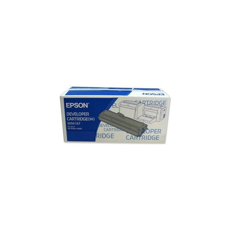Epson EPL-6200 3k (S050167) fekete eredeti toner
