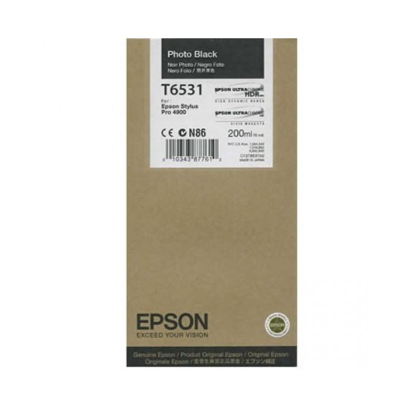 Epson T6531 fotó fekete eredeti tintapatron