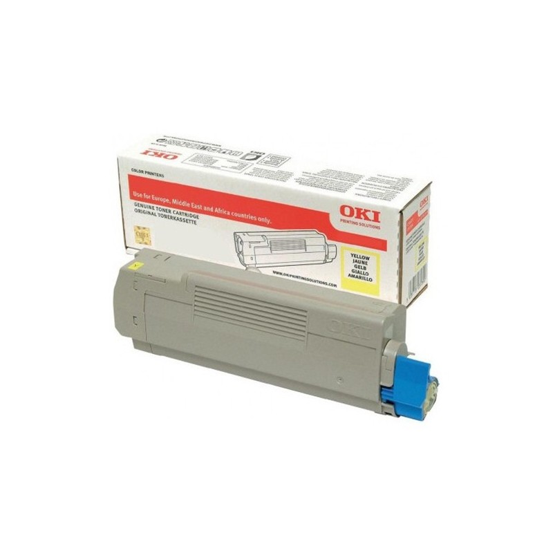 Oki C823/C833/C843 sárga eredeti toner (46471101)