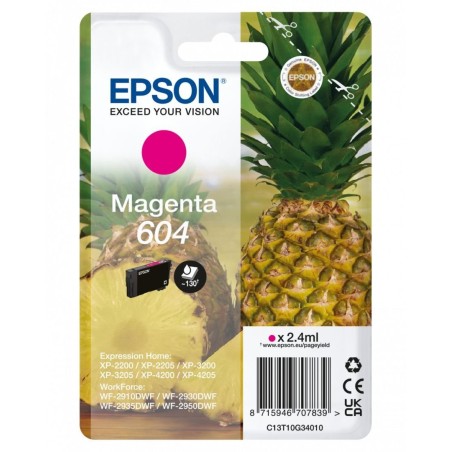 Epson T10G3 (604) magenta eredeti tintapatron