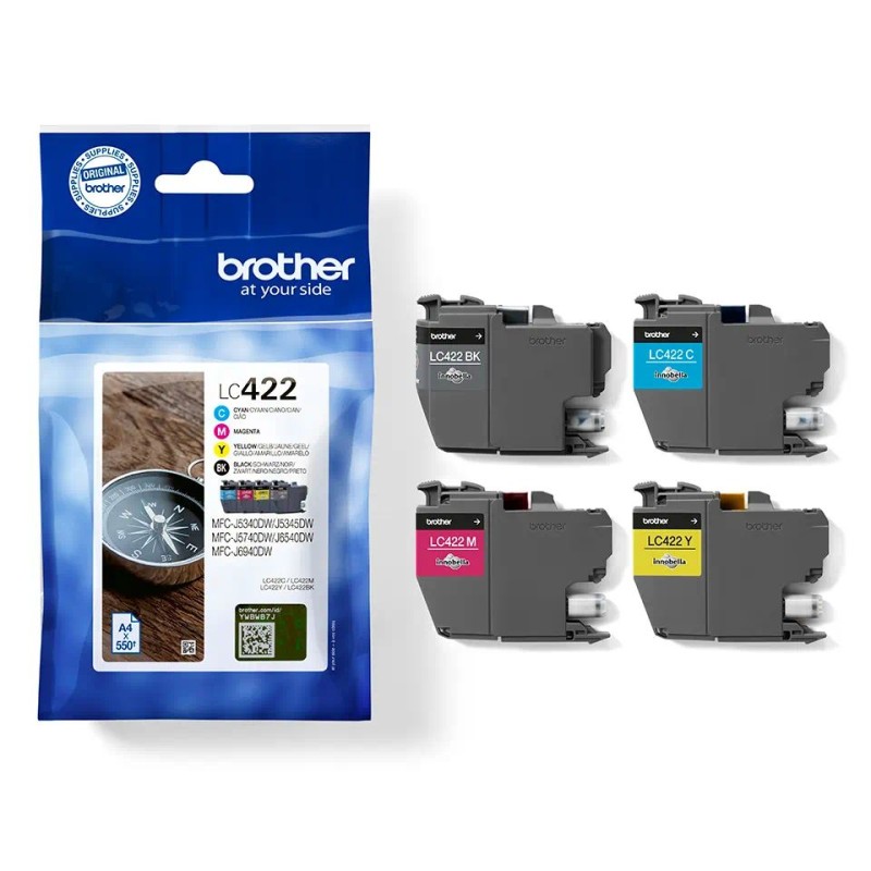 Brother LC422 eredeti tintapatron multipack