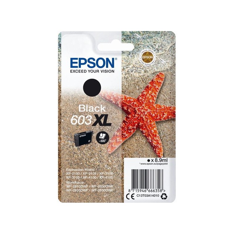 Epson T03A1 (603XL) fekete eredeti tintapatron